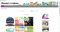 Desktop Screenshot of phoenixpubliclibrary.org